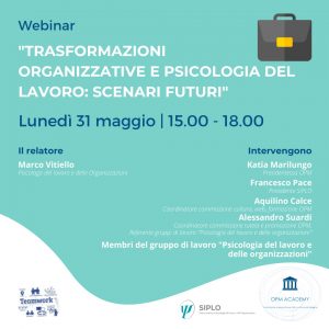 Scopri di più sull'articolo Marco Vitiello, membro del direttivo SIPLO, presenta i cambiamenti nei modelli di ricerca-intervento dei principali processi aziendali