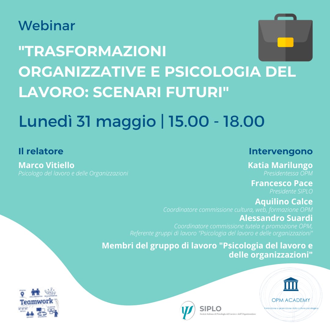 Scopri di più sull'articolo Marco Vitiello, membro del direttivo SIPLO, presenta i cambiamenti nei modelli di ricerca-intervento dei principali processi aziendali